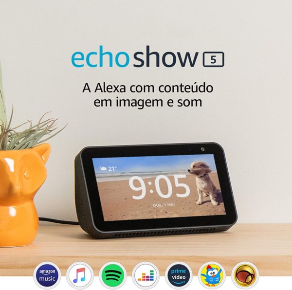 Echo Show 5 Smart Speaker tela de 5,5" Alexa 1