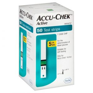Accu Chek Active Roche Com 50 Tiras Sem Chip 2