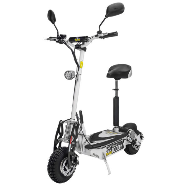 Patinete Scooter Elétrico Two Dogs 1000w 48v Com Computador De Bordo Branco 1