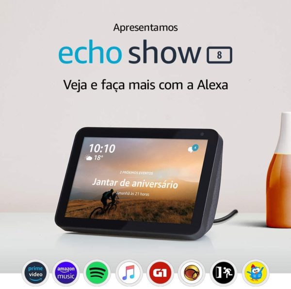 Echo Show 8 Smart Speaker tela de 8" Alexa 1