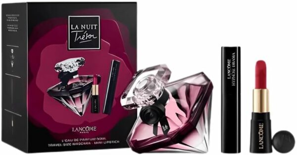 Kit Lancôme La Nuit Trésor - Eau de Parfum 50ml + Máscara de Cílios 4ml + Mini Batom 1,6g 1