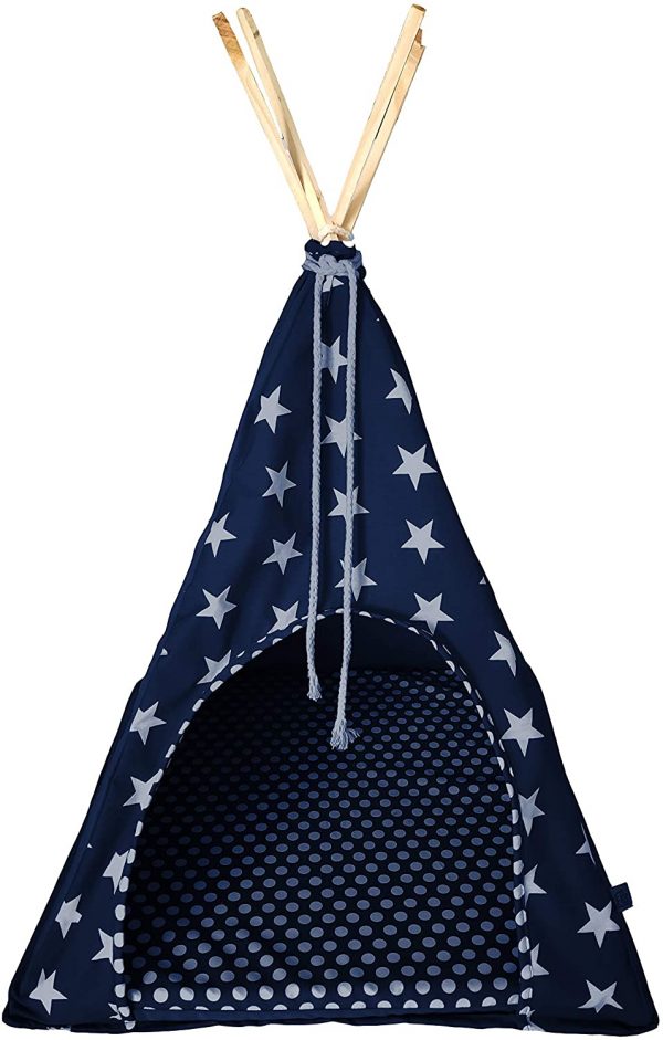 Tenda Fábrica Pet para Cães, Único, Azul 1