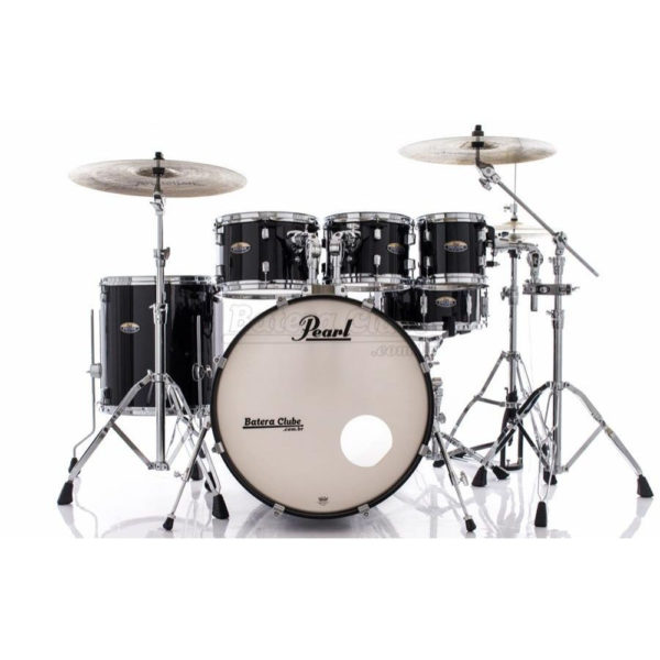 Bateria Pearl Decade Maple Satin Black Burst com Ferragens 830 1