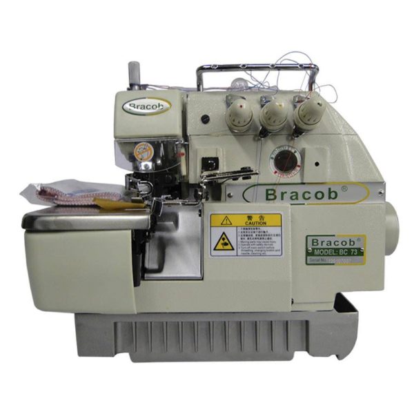 Máquina de costura Overlock Industrial ,1 agulha,3 fios,lubrificação automática,6000PPM BC73 - Bracob 1