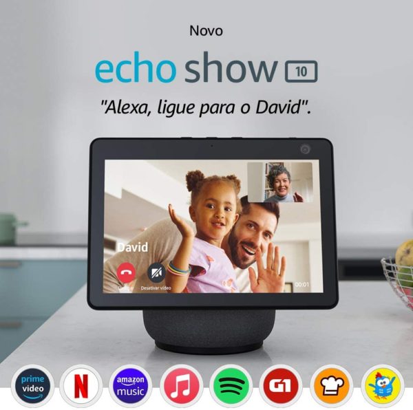 Echo Show 10 Smart Display HD com movimento e Alexa 1